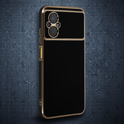 Xiaomi Poco M5 Kılıf Volet Silikon - Siyah