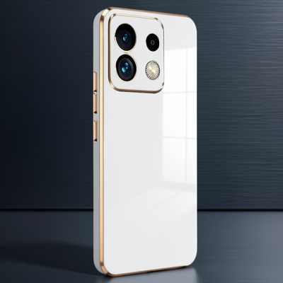 Xiaomi Poco M6 Pro 4g Kılıf Volet Silikon - Beyaz