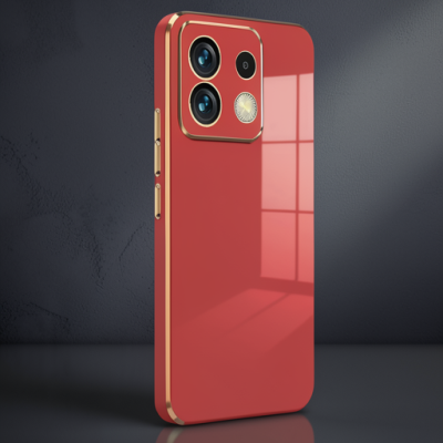 Xiaomi Poco M6 Pro 4g Kılıf Volet Silikon - Kırmızı
