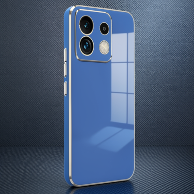 Xiaomi Poco M6 Pro 4g Kılıf Volet Silikon - Mavi
