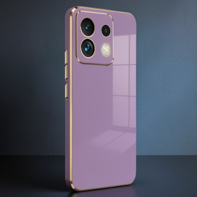 Xiaomi Poco M6 Pro 4g Kılıf Volet Silikon - Mor