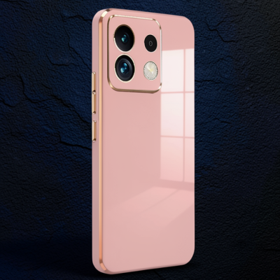 Xiaomi Poco M6 Pro 4g Kılıf Volet Silikon - Pembe