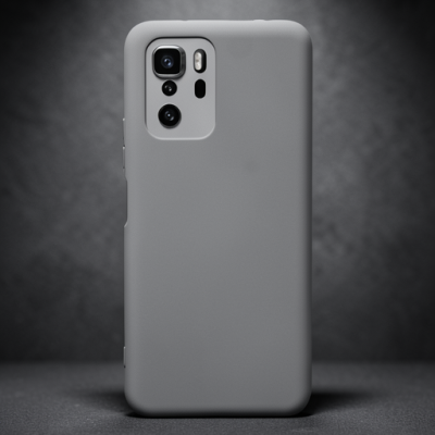 Xiaomi Poco X3 Gt Kılıf Nano İçi Kadife Silikon - Gri