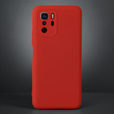 Xiaomi Poco X3 Gt Kılıf Nano İçi Kadife Silikon - Kırmızı