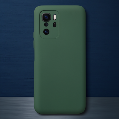 Xiaomi Poco X3 Gt Kılıf Nano İçi Kadife Silikon - Koyu Yeşil
