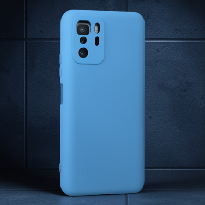 Xiaomi Poco X3 Gt Kılıf Nano İçi Kadife Silikon - Mavi