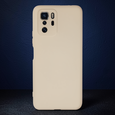 Xiaomi Poco X3 Gt Kılıf Nano İçi Kadife Silikon - Pudra