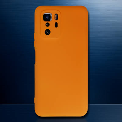 Xiaomi Poco X3 Gt Kılıf Nano İçi Kadife Silikon - Turuncu