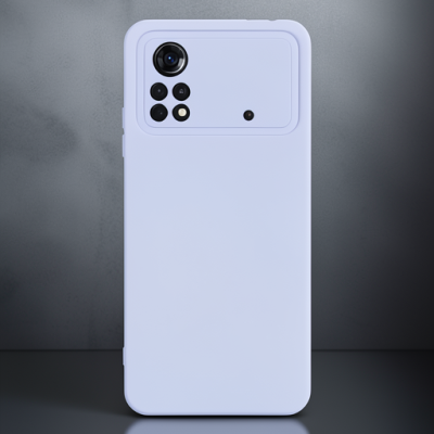 Xiaomi Poco X4 Pro 5g Kılıf Nano İçi Kadife Silikon - Lila