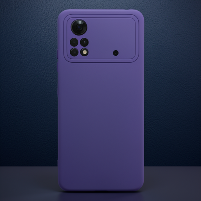 Xiaomi Poco X4 Pro 5g Kılıf Nano İçi Kadife Silikon - Mor