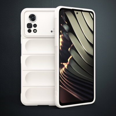 Xiaomi Poco X4 Pro 5g Kılıf Optimum Silikon - Krem