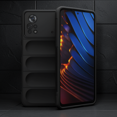 Xiaomi Poco X4 Pro 5g Kılıf Optimum Silikon - Siyah