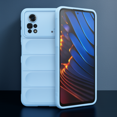 Xiaomi Poco X4 Pro 5g Kılıf Optimum Silikon - Sky Blue