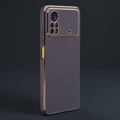 Xiaomi Poco X4 Pro 5g Kılıf Volet Silikon - Mor