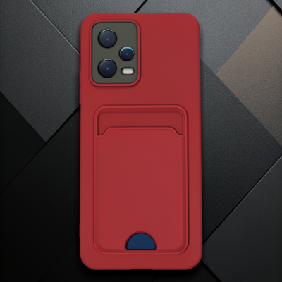 Xiaomi Poco X5 5g Kılıf Kelvin Kartvizitli Silikon - Koyu Yeşil