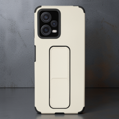 Xiaomi Poco X5 5g Kılıf Mega Standlı Silikon - Gold
