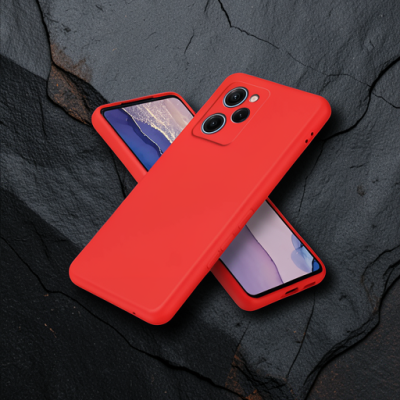 Xiaomi Poco X5 Pro 5g Nano İçi Kadife Silikon - Kırmızı