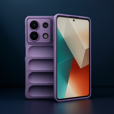 Xiaomi Poco X6 Kılıf Optimum Silikon - Mor