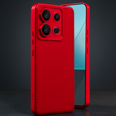 Xiaomi Poco X6 Kılıf Razer Lensli Silikon - Gümüş