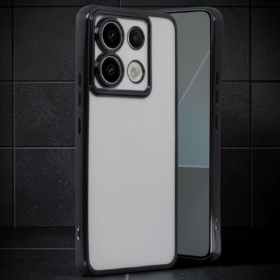 Xiaomi Poco X6 Kılıf Razer Lensli Silikon - Siyah