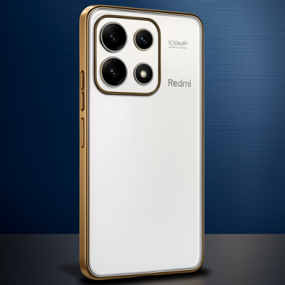 Xiaomi Poco X6 Pro Kılıf Razer Lensli Silikon - Gold