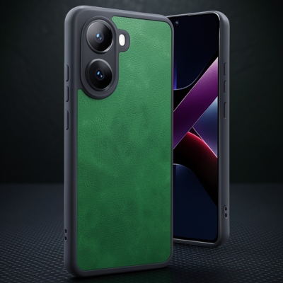 Xiaomi Poco X7 Pro Kılıf Aras Deri Kapak - Açık Yeşil