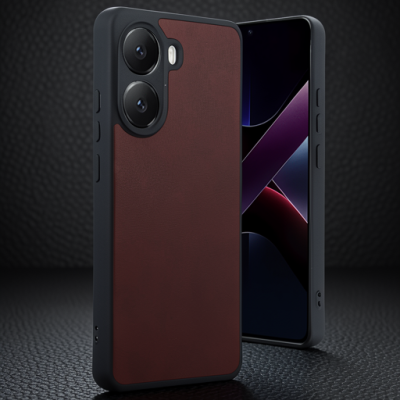 Xiaomi Poco X7 Pro Kılıf Aras Deri Kapak - Bordo