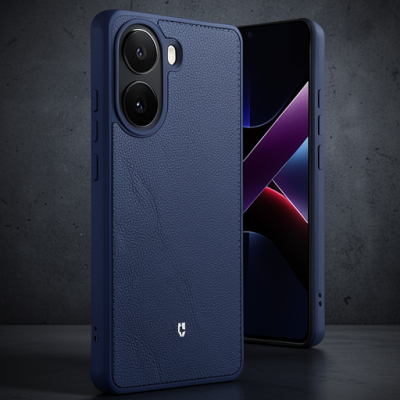 Xiaomi Poco X7 Pro Kılıf Aras Deri Kapak - Lacivert