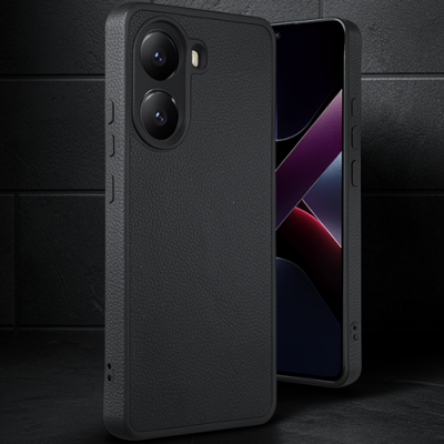 Xiaomi Poco X7 Pro Kılıf Aras Deri Kapak - Siyah