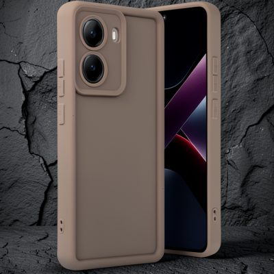 Xiaomi Poco X7 Pro Viera Silikon - Kahverengi