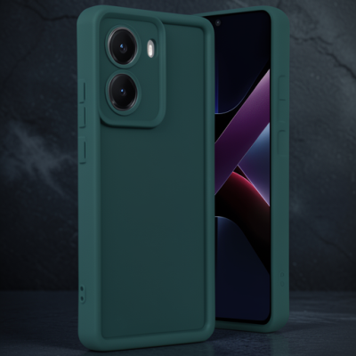 Xiaomi Poco X7 Pro Viera Silikon - Koyu Yeşil