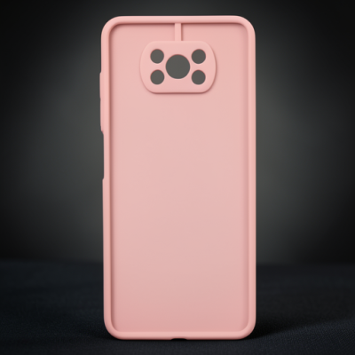 Xiaomi Pocophone X3 Kılıf Montreal Silikon Kapak - Pembe