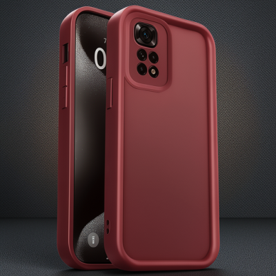 Xiaomi Redmi 10 2022 Kılıf Viera Silikon - Bordo