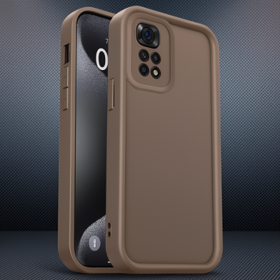 Xiaomi Redmi 10 2022 Kılıf Viera Silikon - Kahverengi