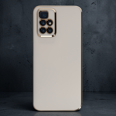 Xiaomi Redmi 10 2022 Kılıf Volet Silikon - Beyaz
