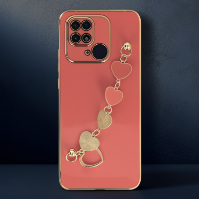Xiaomi Redmi 10c Kılıf Esila Silikon - Pudra