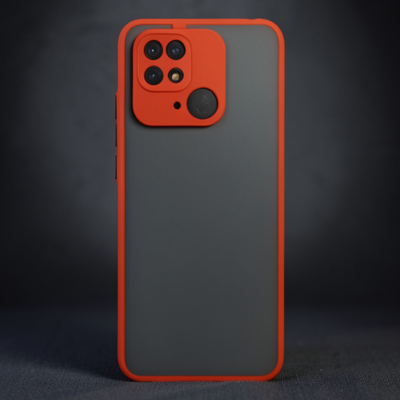 Xiaomi Redmi 10c Kılıf Montreal Silikon Kapak - Kırmızı