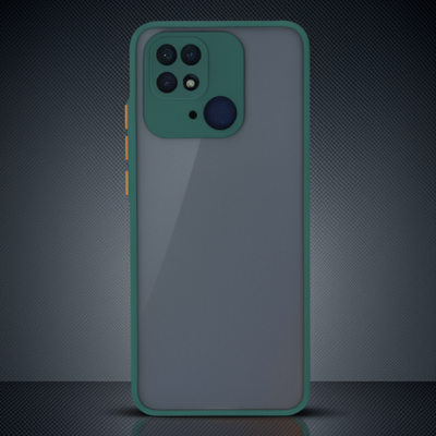 Xiaomi Redmi 10c Kılıf Montreal Silikon Kapak - Yeşil