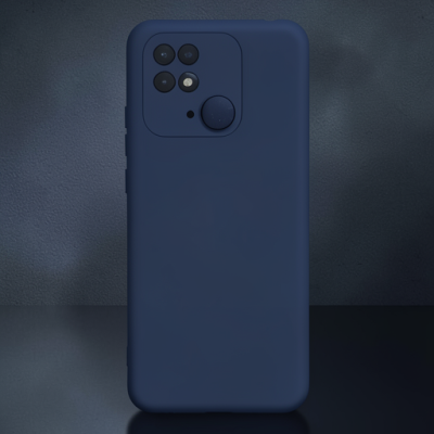 Xiaomi Redmi 10c Kılıf Nano İçi Kadife Silikon - Lacivert