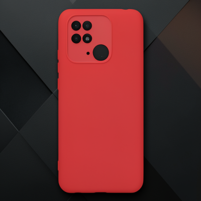Xiaomi Redmi 10c Kılıf Nano İçi Kadife Silikon - Sarı