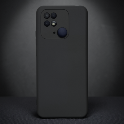 Xiaomi Redmi 10c Kılıf Nano İçi Kadife Silikon - Siyah
