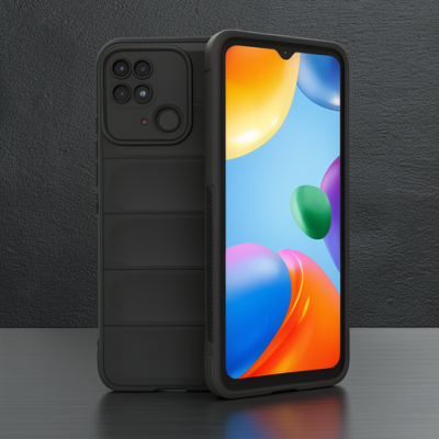 Xiaomi Redmi 10c Kılıf Optimum Silikon - Siyah