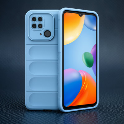 Xiaomi Redmi 10c Kılıf Optimum Silikon - Sky Blue