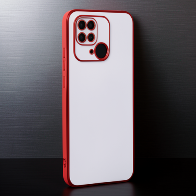 Xiaomi Redmi 10c Kılıf Volet Silikon - Beyaz