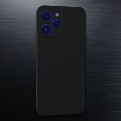 Xiaomi Redmi 12 Kılıf Nano İçi Kadife Silikon - Siyah