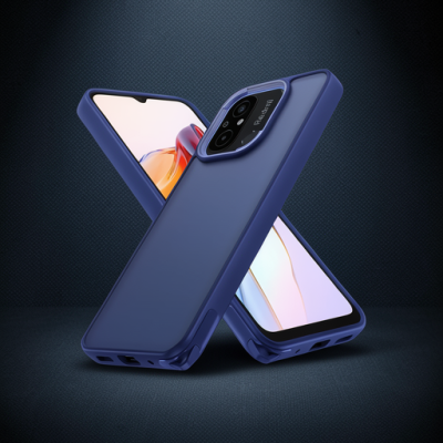 Xiaomi Redmi 12c Kılıf Elegant Kapak - Lacivert