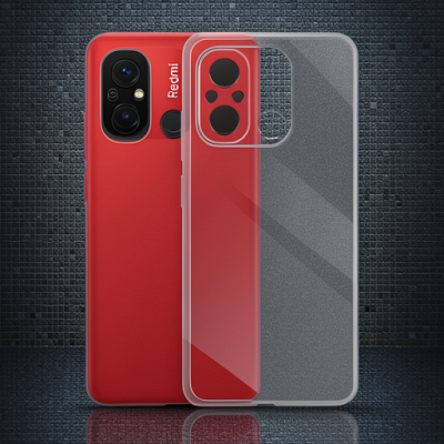 Xiaomi Redmi 12c Kılıf Lüx Şeffaf Silikon