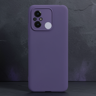 Xiaomi Redmi 12c Kılıf Nano İçi Kadife Silikon - Mor