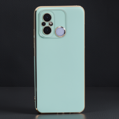 Xiaomi Redmi 12c Kılıf Volet Silikon - Açık Yeşil