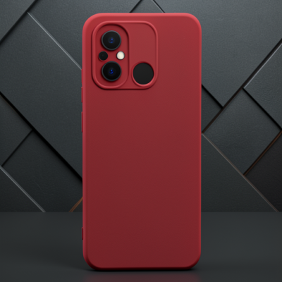 Xiaomi Redmi 12c Kılıf Volet Silikon - Beyaz